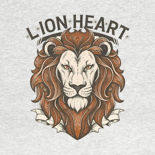 Lion Heart by The Dark Matter Art